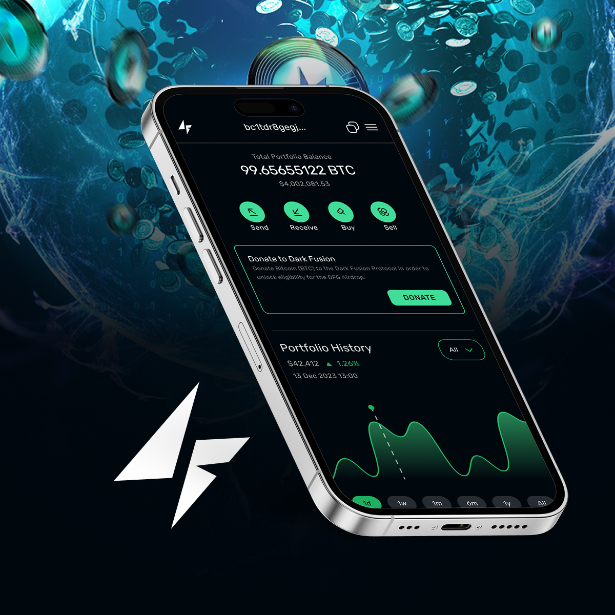 DarkFusion Wallet Interface